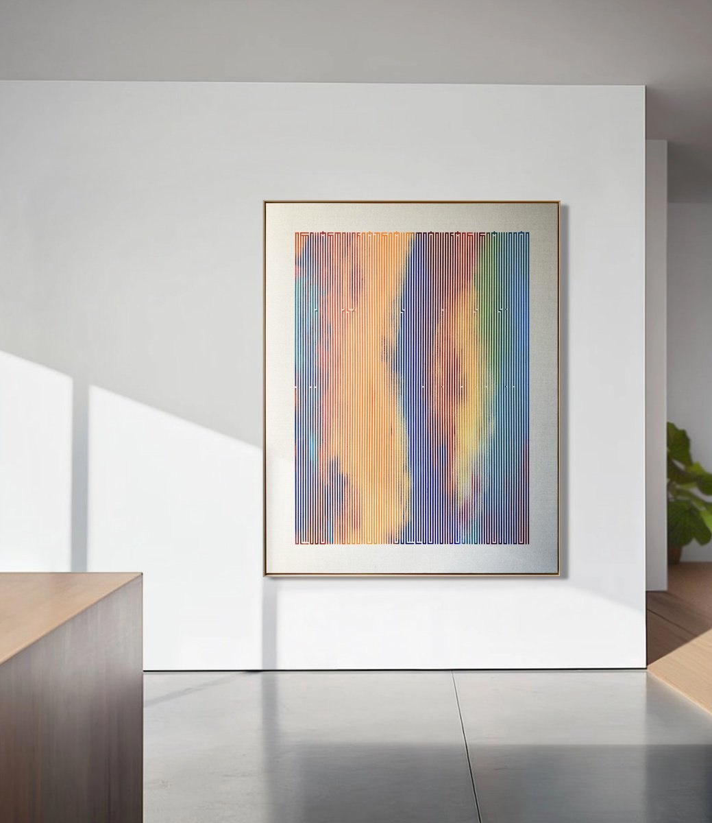  Electromagnetic By Andrey Pavli, 47 X 59, Artwork For Sale On Artfinder