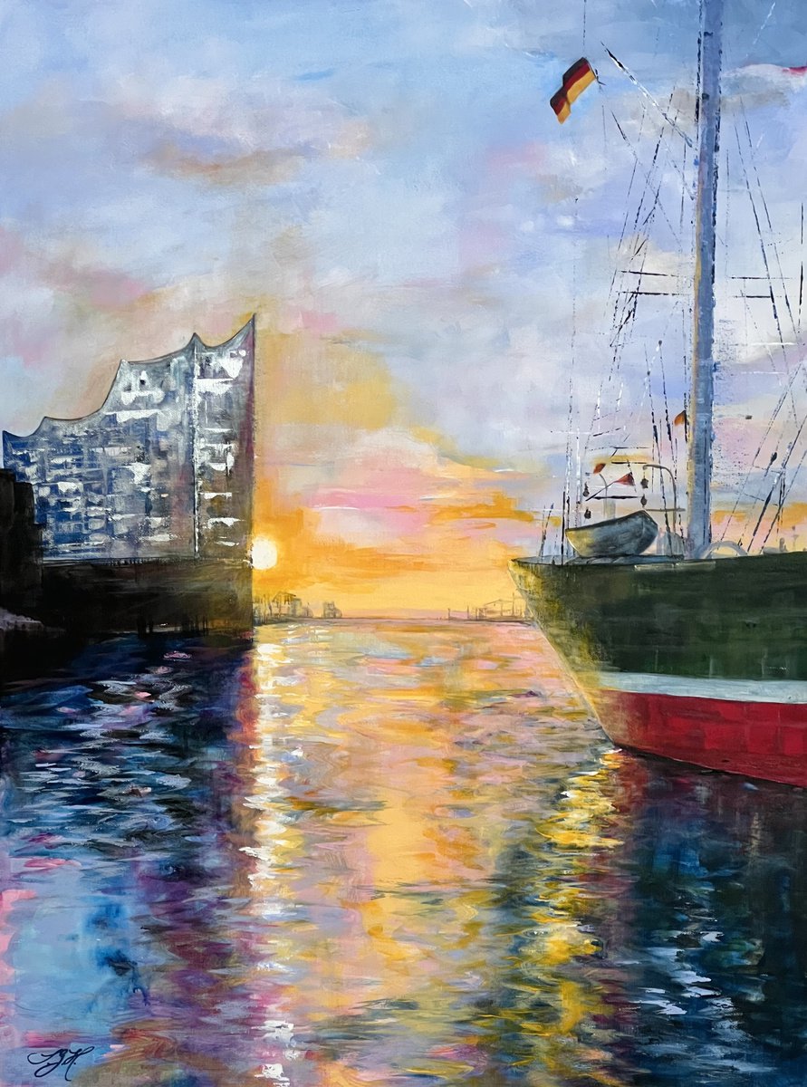 Harbour Sunrise by Sandra Gebhardt-Hoepfner