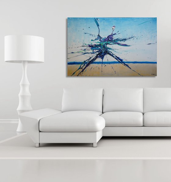 Artist's Beach IV (Spirits Of Skies 096131) (120 x 80 cm) XXL (48 x 32 inches)