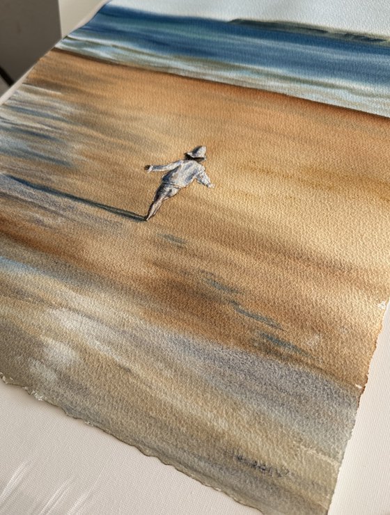 Little Steps by the Ocean