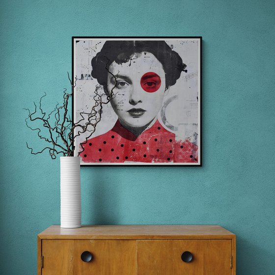333_Portrait with Red Polka Dots