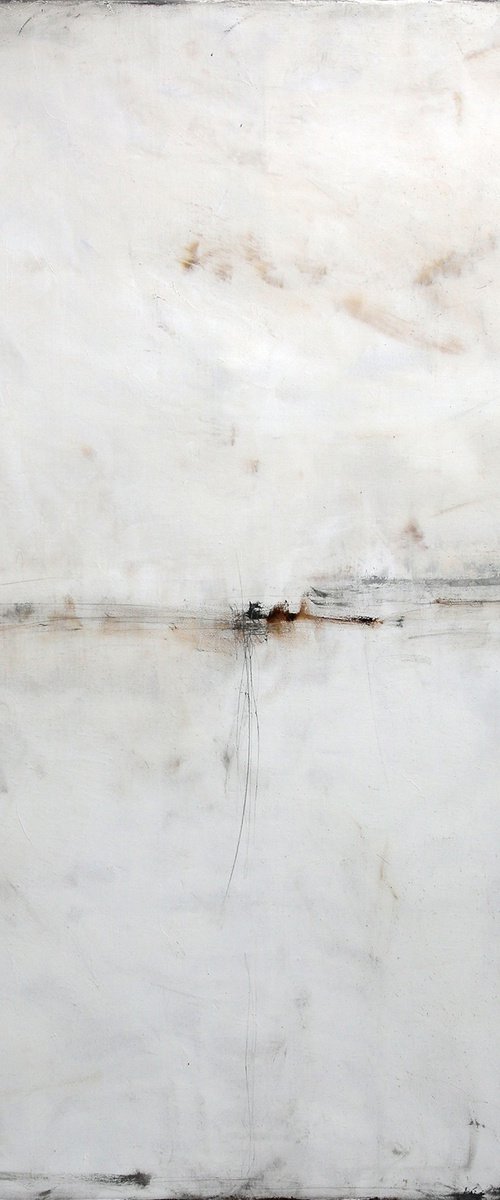 White and beige III by Maja Gajewska