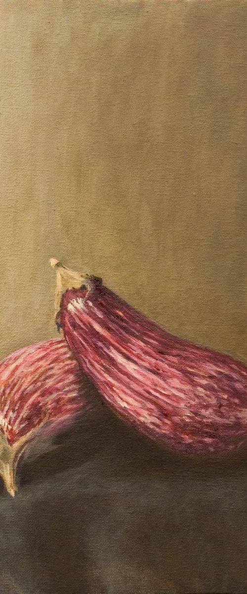 Graffiti Eggplants by John Fleck