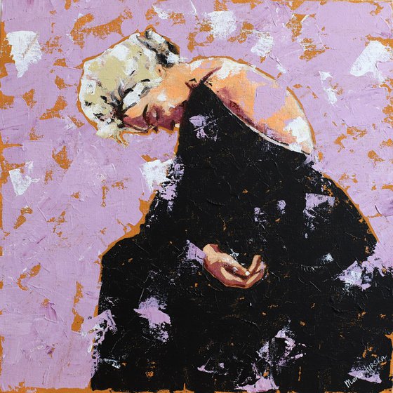 Marilyn (30x30 cm) acrylic painting on canvas