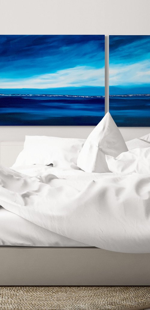 Beyond the blue sea  no. 826 by Anita Kaufmann