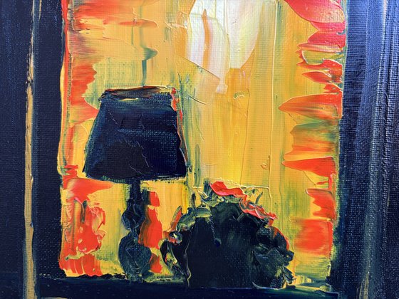 Warm window in the night