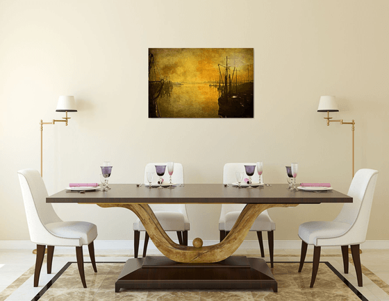 - Inspired by J.A. Grimshaw - Canvas 90 x 60 cm