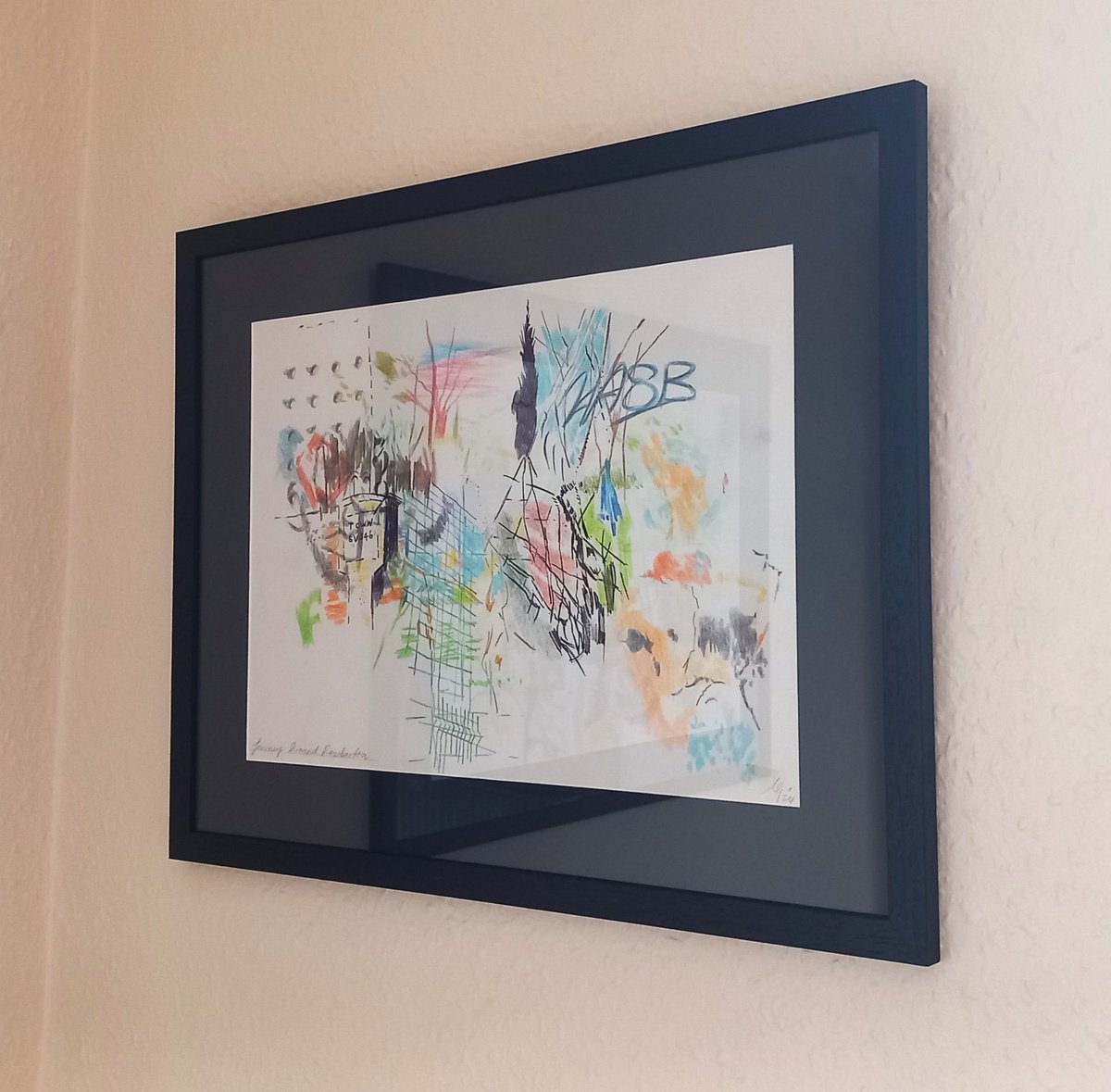 Impressionistic Landscape Drawing By Adam Grose Ma Pgce, 22 X 17, Journey Around Rowbarton, Original Artwork