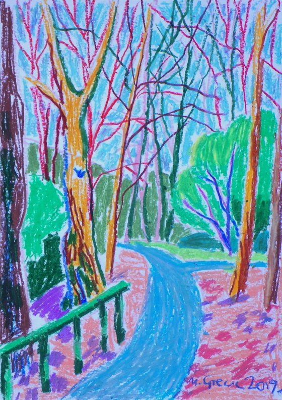 A path in plein air