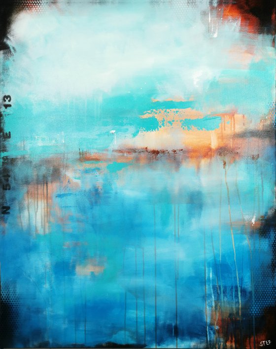 Deep Sea in Turquoise #4 – Abstract Seascape