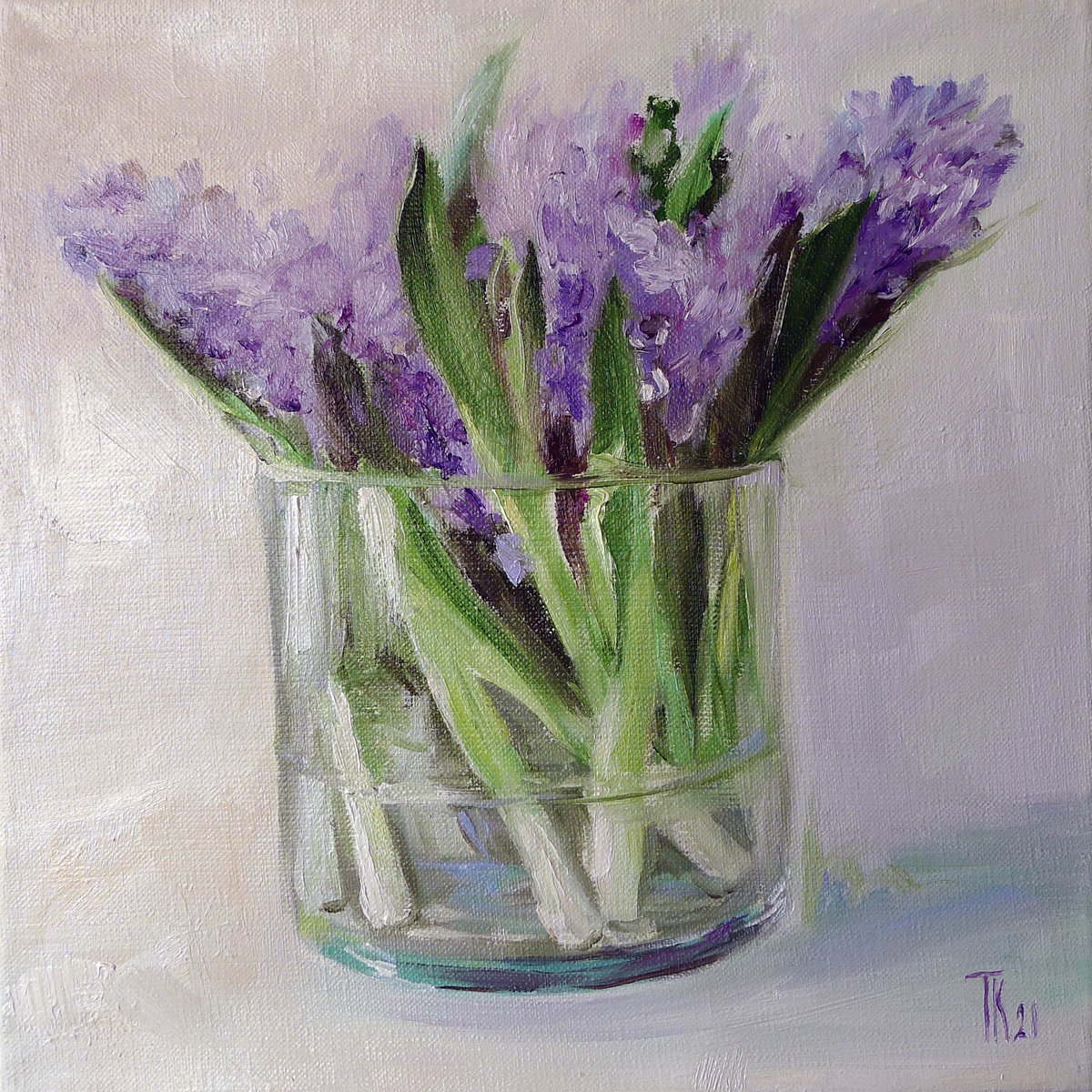 Hyacinths by Tatyana Kaganets