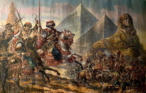 Battle of the pyramids by Oleg and Alexander Litvinov