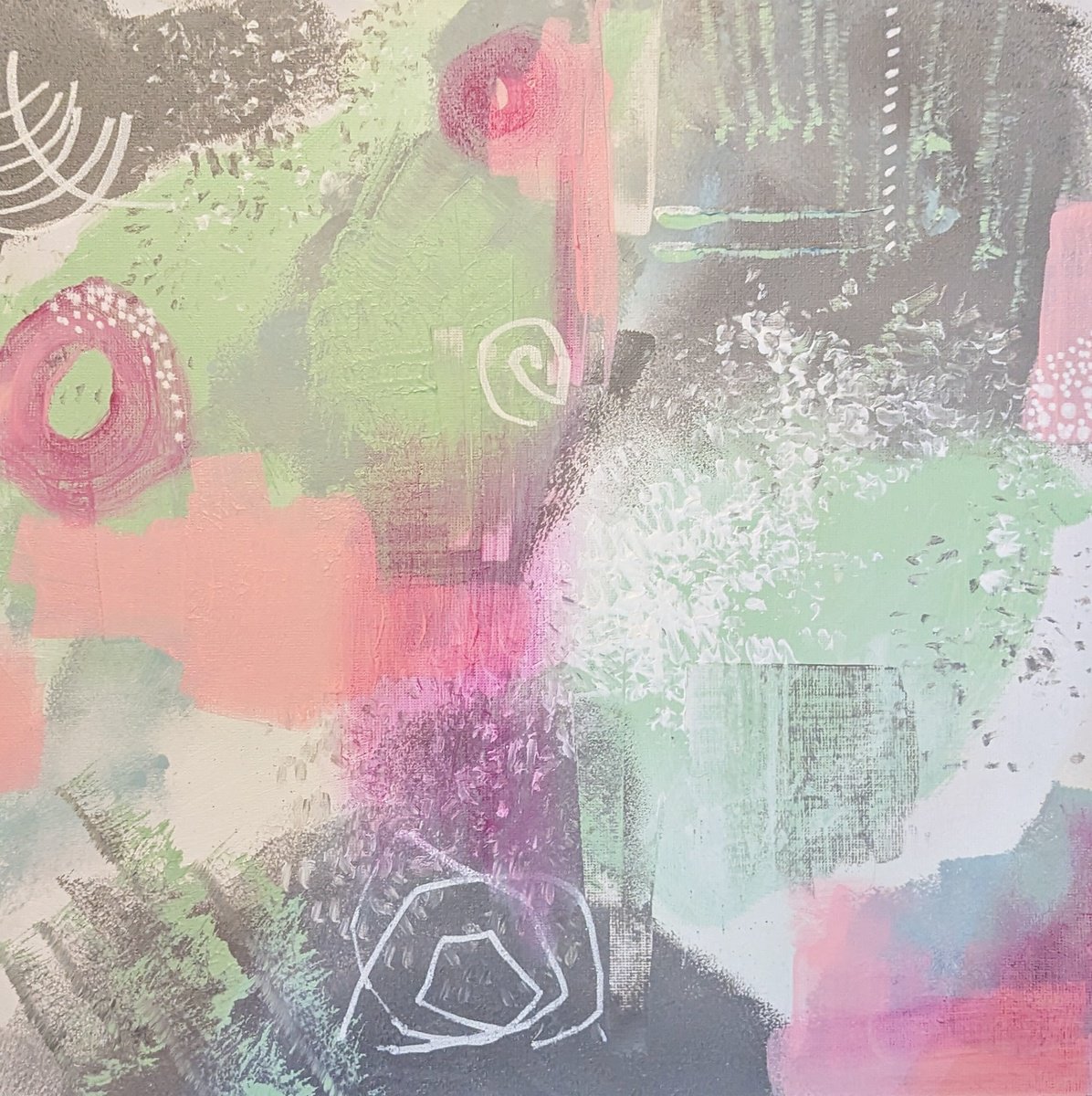 Musing 2 By Lisa Price, 12 X 12, Artwork For Sale On Artfinder