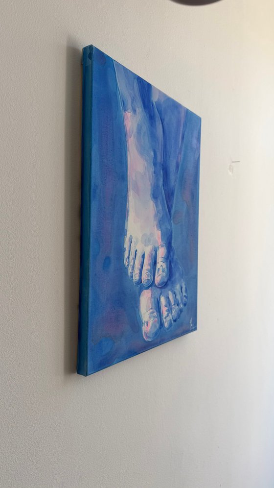 Quiet Blue Feet