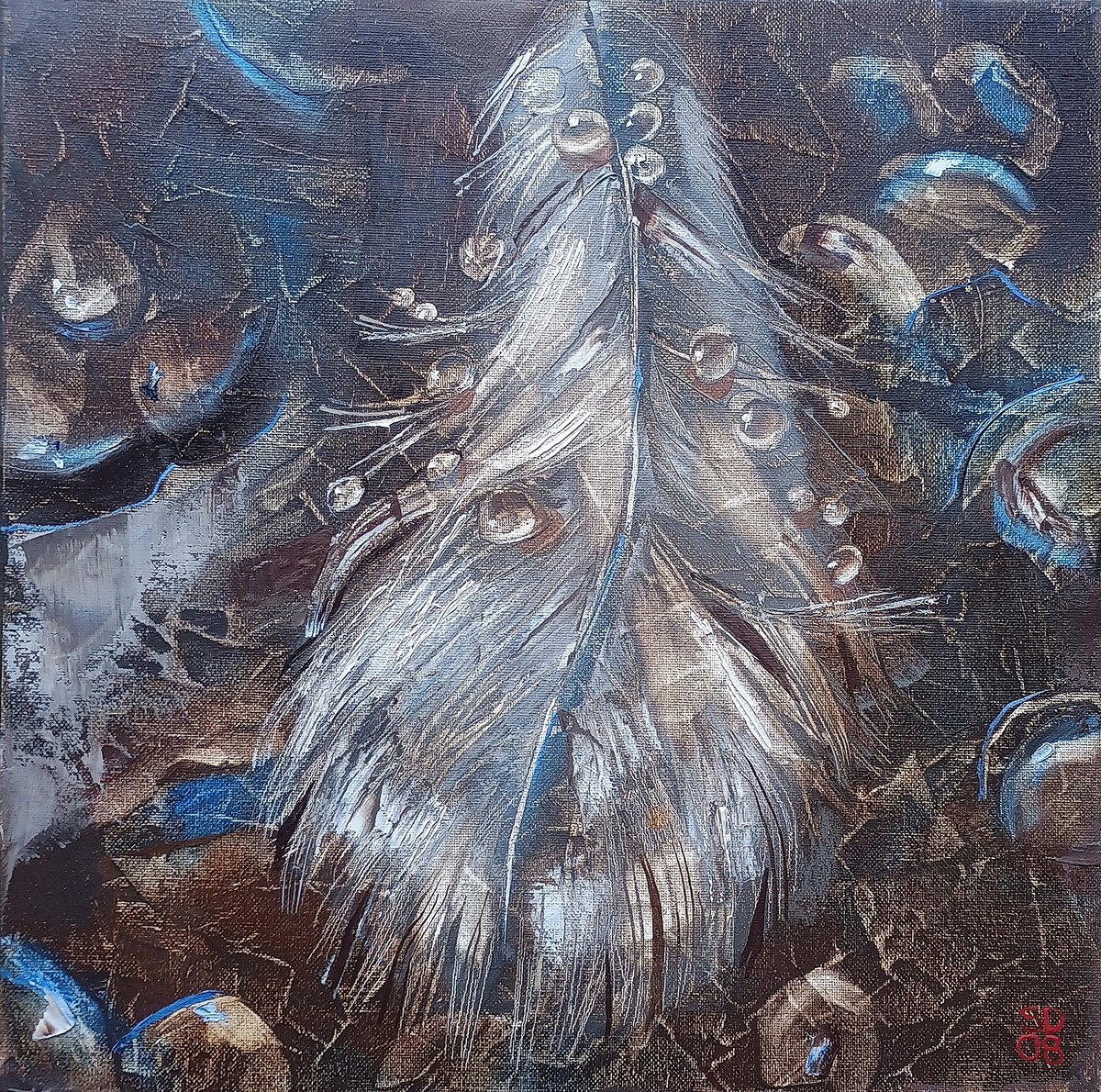 The Pearls By Silvija Drebickaite, 16 X 16, Artwork For Sale On Artfinder