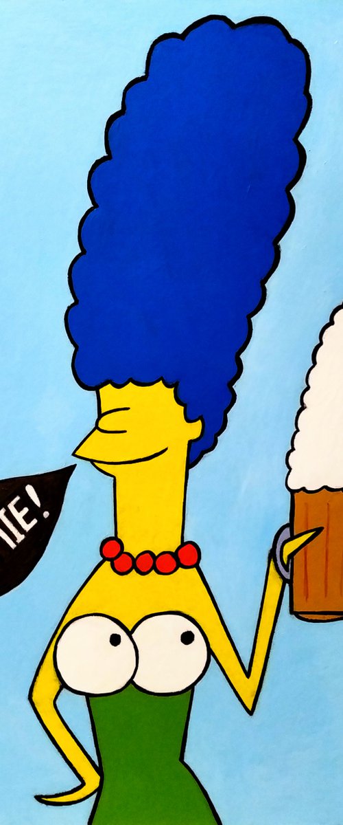 My tit love Marge Simpson by Ann Zhuleva