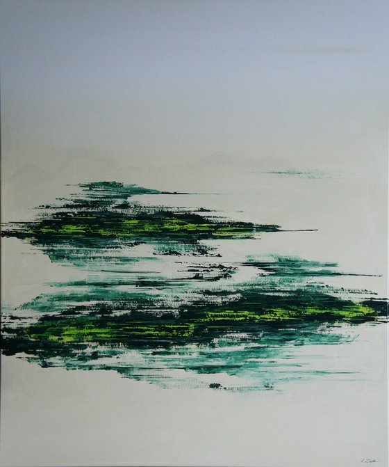 Wide Open Green (100 x 120 cm) XXL (40 x 48 inches)