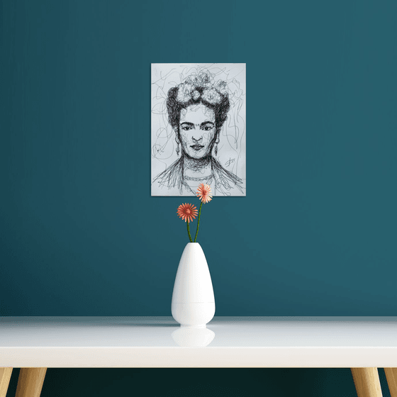 Frida Kahlo III /  ORIGINAL PAINTING