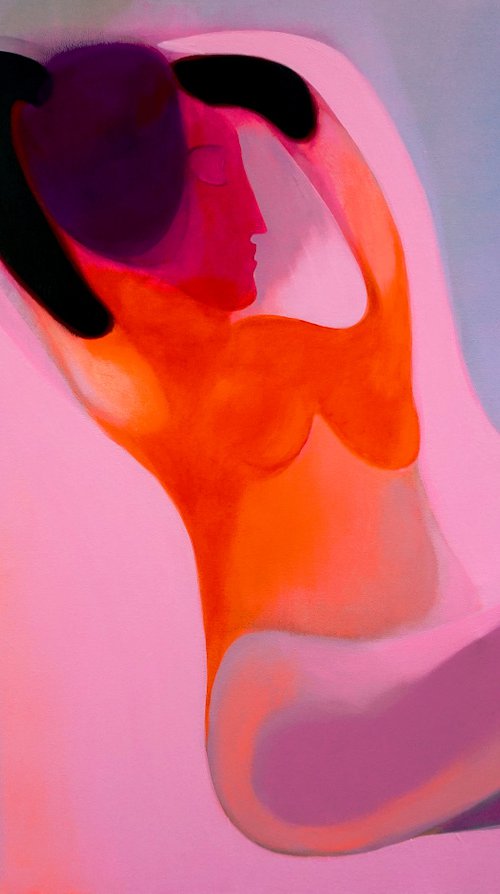 Pink Chair by Victor Tkachenko