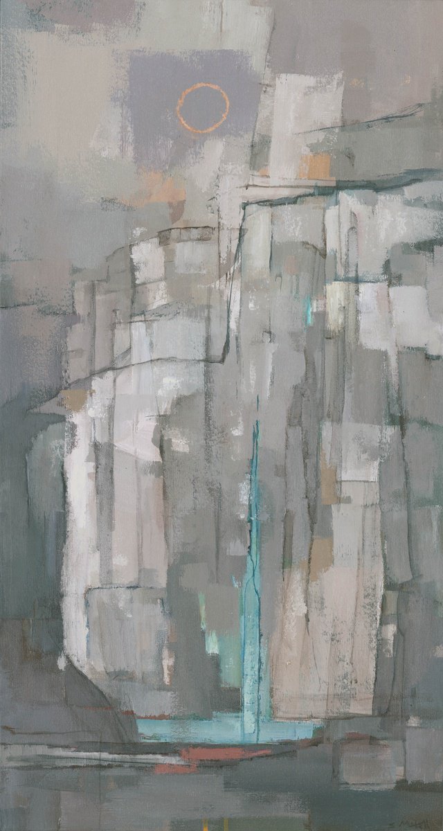  Waterfall By Steve Mitchell, 16 X 30, Artwork For Sale On Artfinder