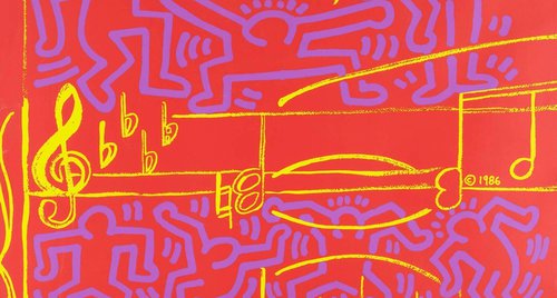 Artwork by Keith Haring