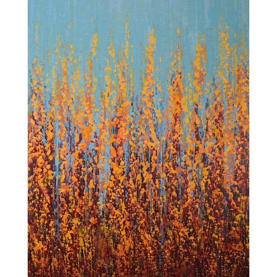 Autumn Trees - Color Field