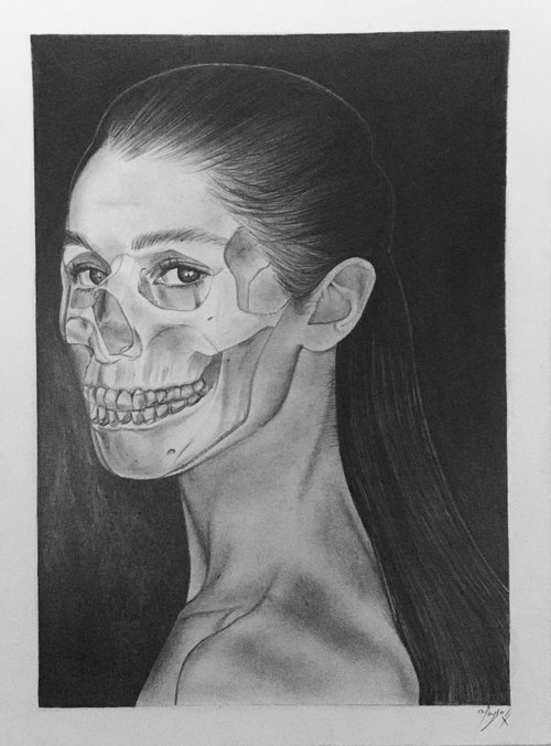 Skull girl by Amelia Taylor