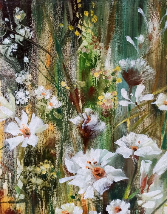 White flowers
