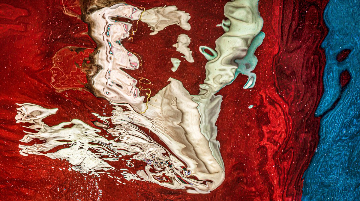 Photorealistic Abstract Photograph By Alex Sher, 36 X 20, Surprise - From The Series 