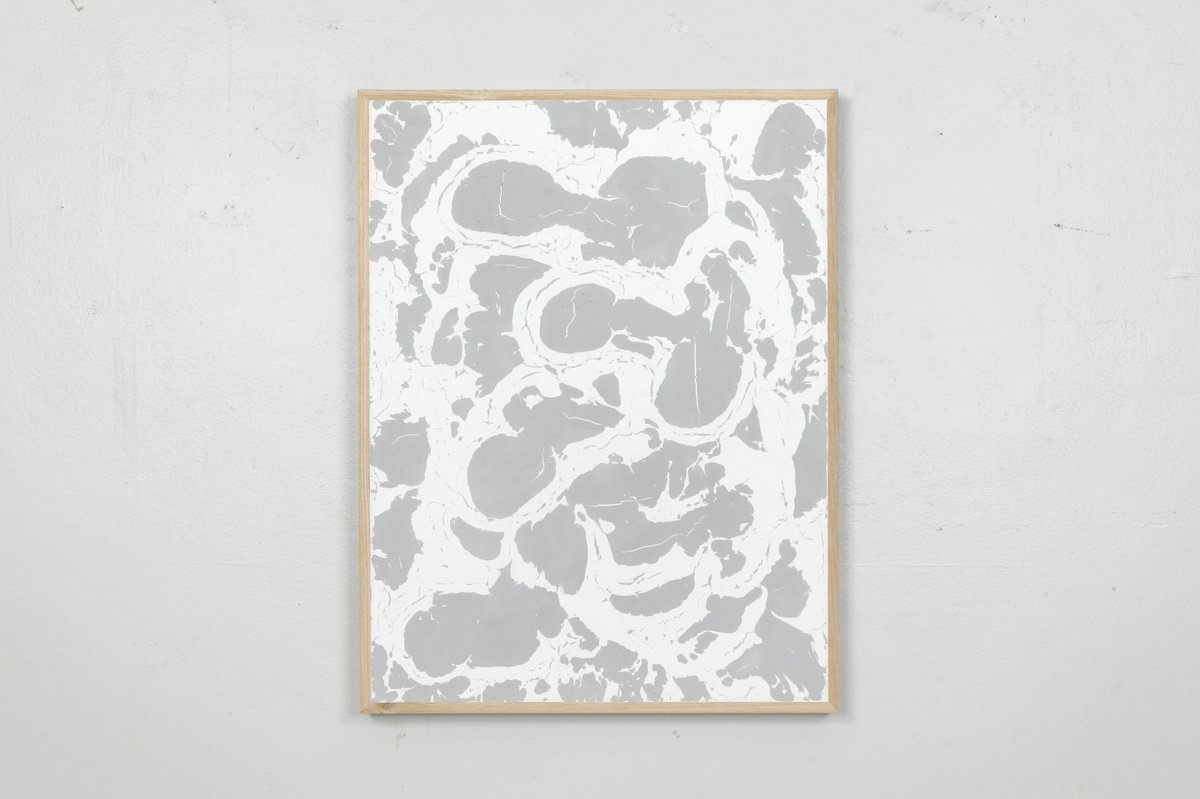 Organic Abstract Painting By Johan Soderstrom, 25 X 33, #327 Distribution, Original Artwork