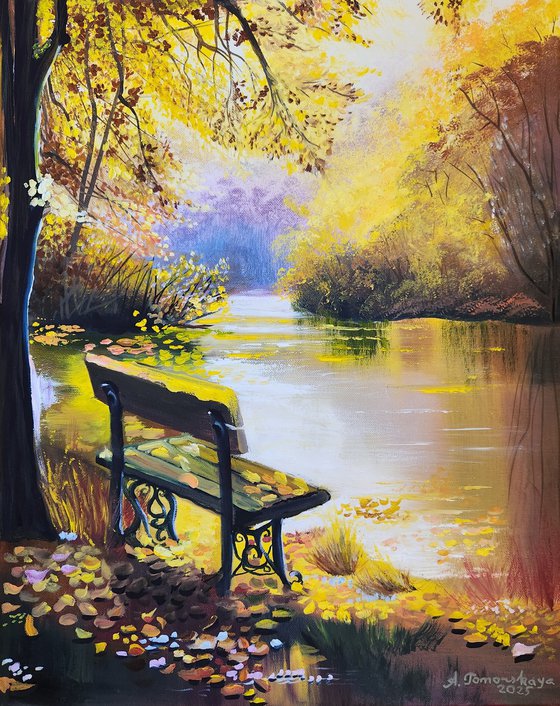 Golden October by the Lake