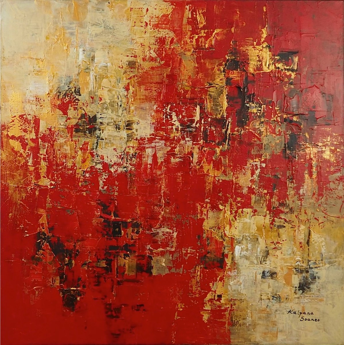 Shades Of Your Love By Kalpana Soanes, 40 X 40, Artwork For Sale On Artfinder