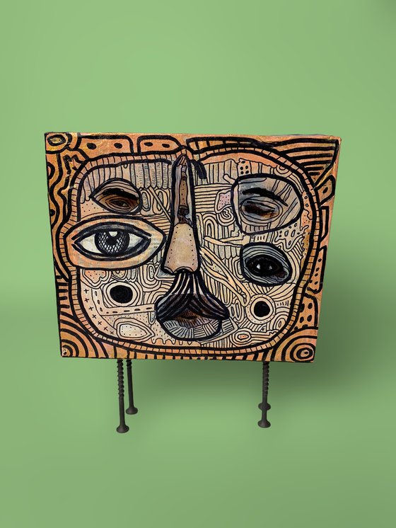 Wood human #100