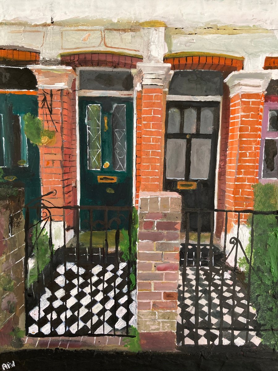 Front Doors In London By Andrew Reid Wildman, 10 X 12, Artwork For Sale On Artfinder
