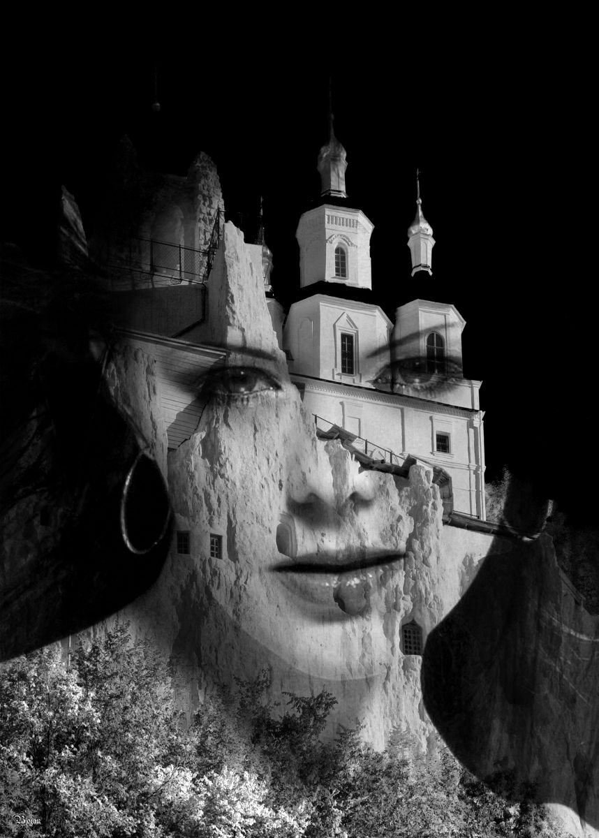 Illustrative Portrait Photograph By Bojan Jevtic, 28 X 39, Virgin