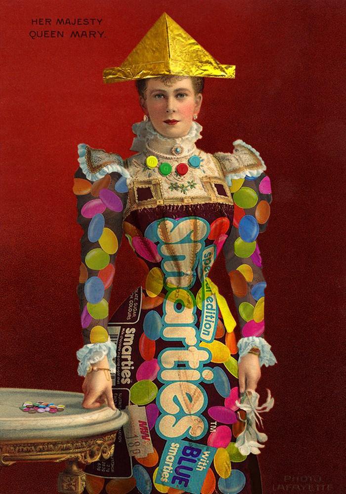 Surrealistic Portrait Giclee Print By Little Fish Design, 17 X 24", Mary, Original Artwork