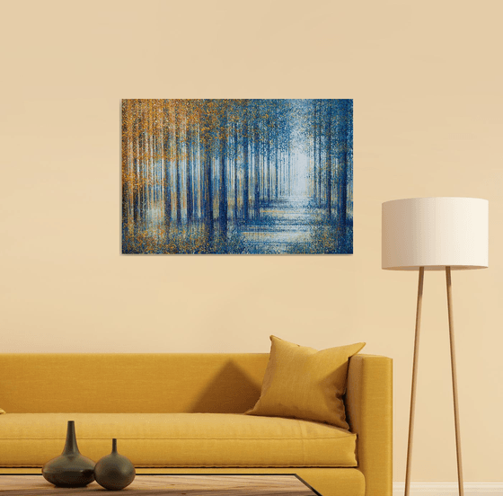 Bright Light Through Spring Trees