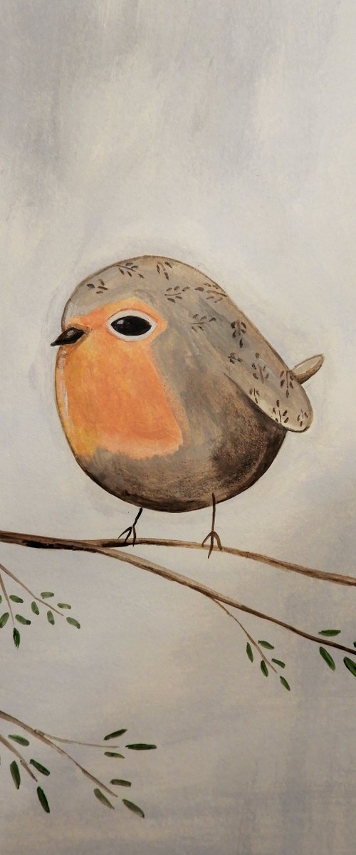 The robin by Silvia Beneforti