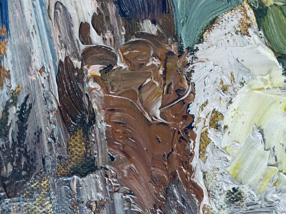 A large bouquet of sunflowers