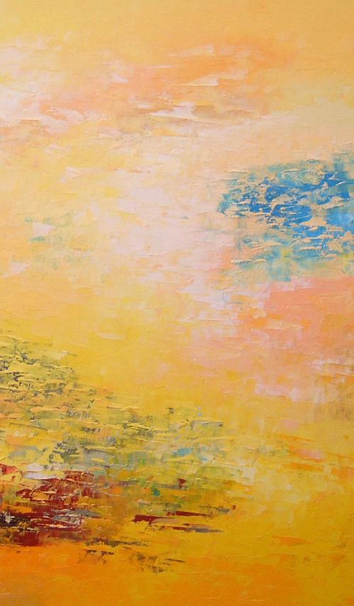 Yellow Landscape (ref#:715-50P) by Saroja van der Stegen