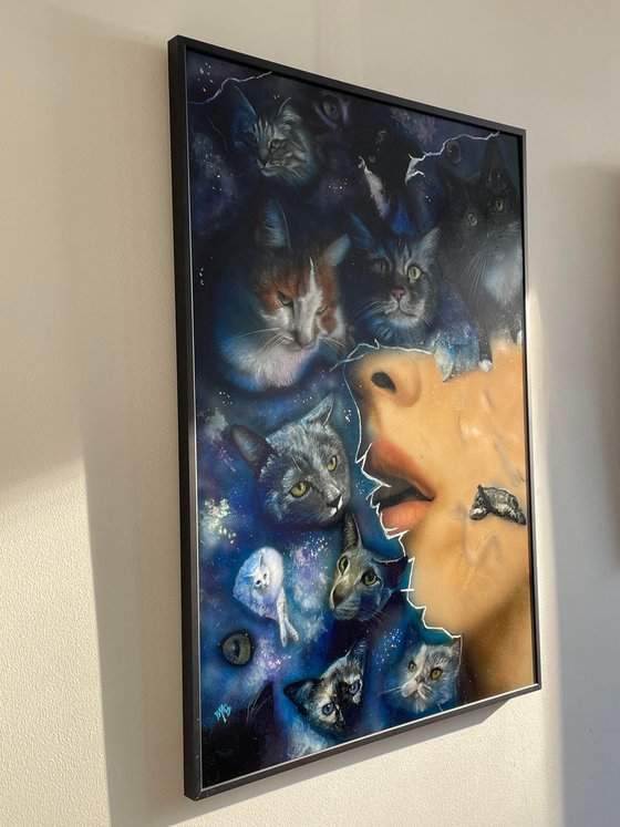 Cat Galaxy Dream
