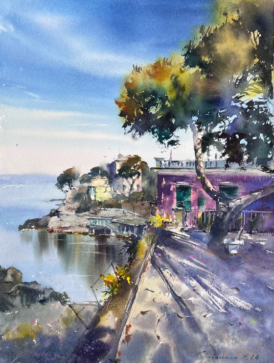 Blue Italian Morning. Liguria
