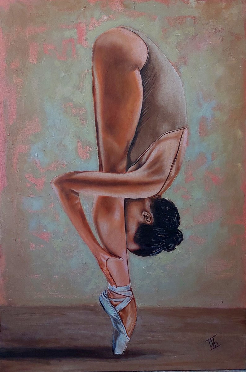 Ballet Stillness By Ira Whittaker, 20 X 30, Artwork For Sale On Artfinder