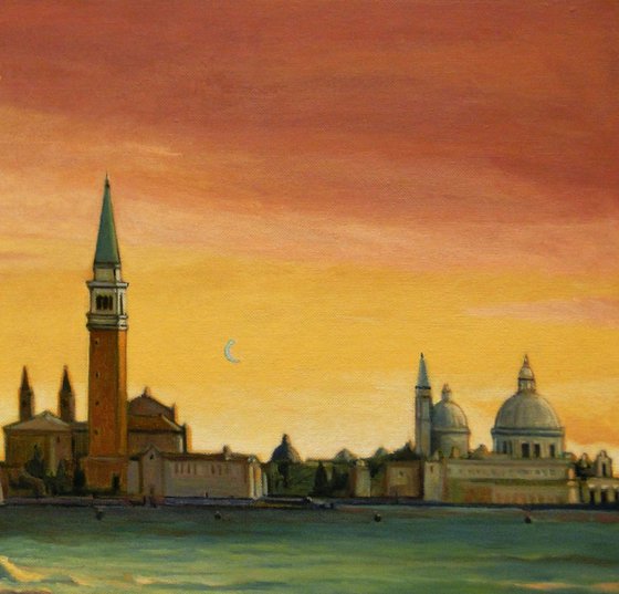 TOWARDS SAN MARCO ( Venice)- framed.