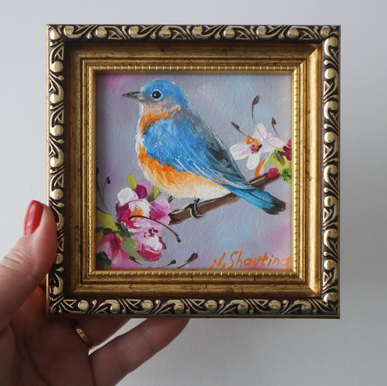 Tiny Flower Bluebird