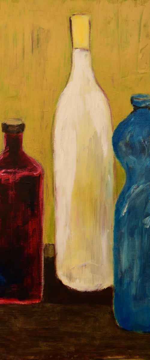 Three bottles by Elena Zapassky