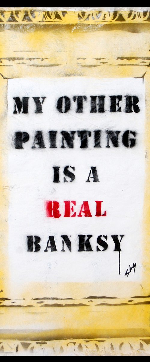 A real Banksy (on The Daily Telegraph). by Juan Sly