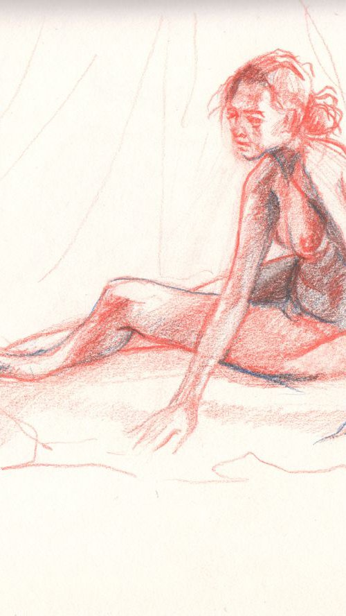 Sketch of Human body. Woman.45 by Mag Verkhovets