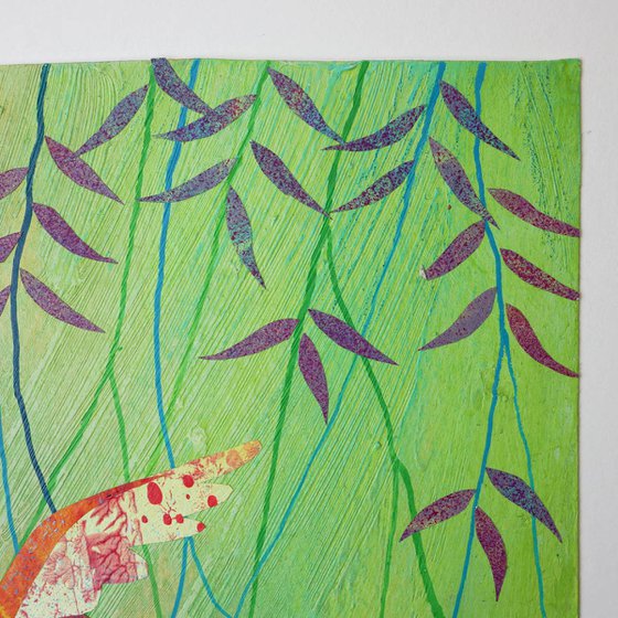 Weeping Willow with Dove