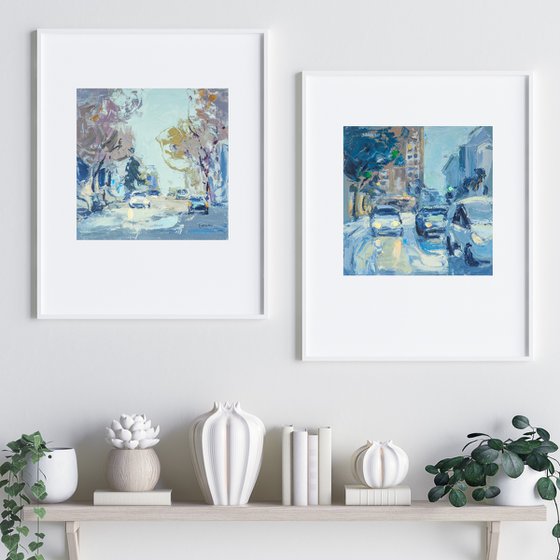 Diptych (urban landscape)